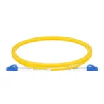 1m (3ft) Grade B LC UPC to LC UPC Duplex Typical 0.12dB IL OS2 Single Mode PVC (OFNR) 2.0mm BIF Fiber Optic Patch Cable